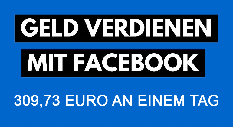 Geld verdienen mit Facebook